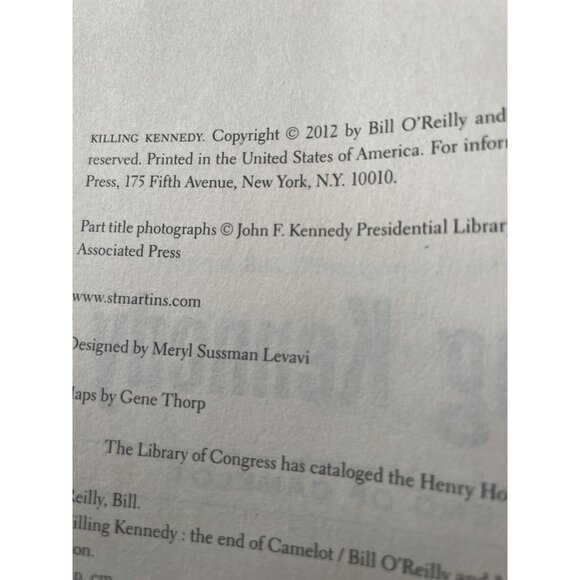Killing Kennedy By Bill OReilly & Martin Dugard Paperback Book - Picture 3 of 5